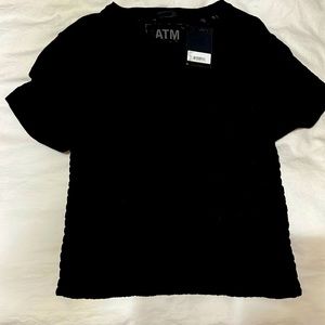 ATM Black shirt NWT